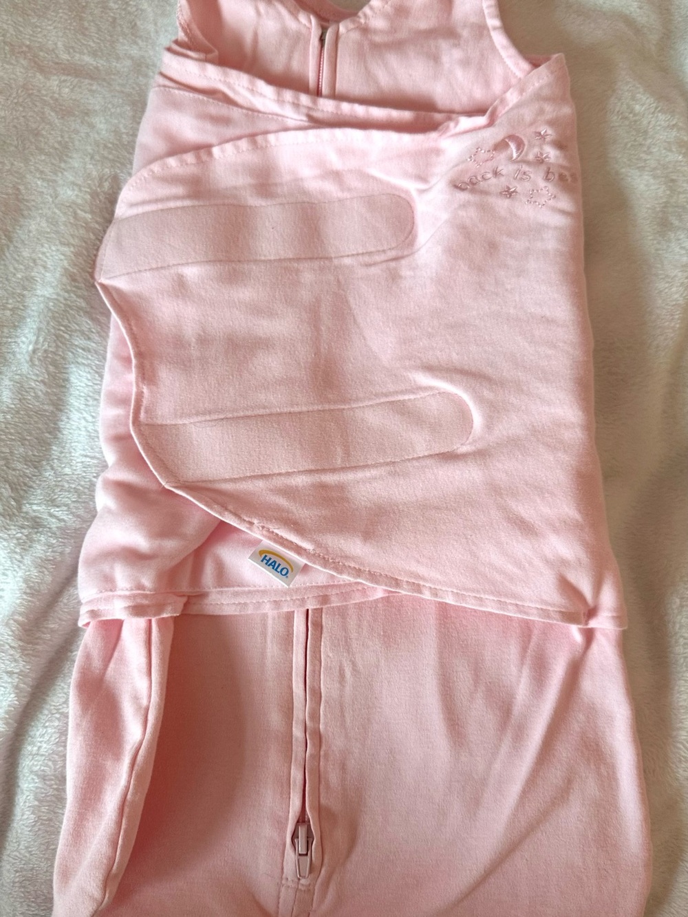 HALO SleepSack Swaddle Pink Cotton Newborn NB 0-3M 6-12 lbs